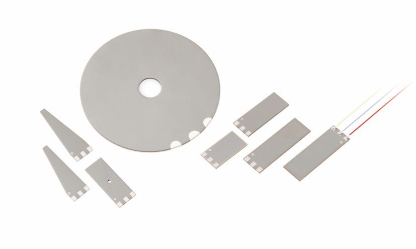 PICMA® bender actuators with various contours and dimensions (photo: PIC) PICMA® bender actuators with various contours and dimensions (photo: PIC)
