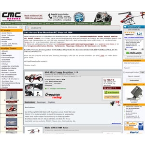 CMC-Versand improved RC Online Shop for RC model building