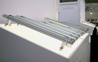 The wafer conveyors exhibited by Montech at the Photovoltaic Technology Show in Munich The wafer conveyors exhibited by Montech at the Photovoltaic Technology Show in Munich