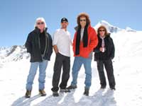Smokie on the Kitzsteinhorn glacier.