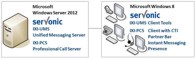 serVonic‘s UC-solutions IXI-UMS and IXI-PCS for Windows Server 2012 and Windows 8 serVonic‘s UC-solutions IXI-UMS and IXI-PCS for Windows Server 2012 and Windows 8