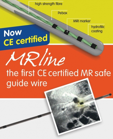MR safe guide wire - now CE certified MR safe guide wire - now CE certified