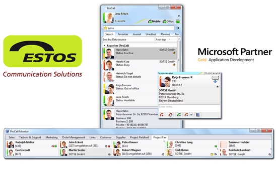 Unified Communications Software Vendor, ESTOS, has once again been awarded the Microsoft Gold Softwa