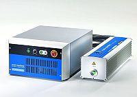 The K-1060 CO2 laser from KBA-Metronic produces two-line marking on the rear label