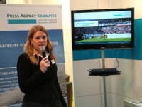 Iris Krampitz presents the added value of professional press relations.