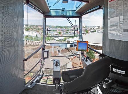 More comfort and more safety for the crane operators - the new cabin WOLFF CAB