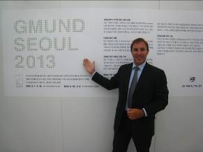 Herbert Eibach, general manager Gmund Asia: Proud of the successful staging in Seoul.