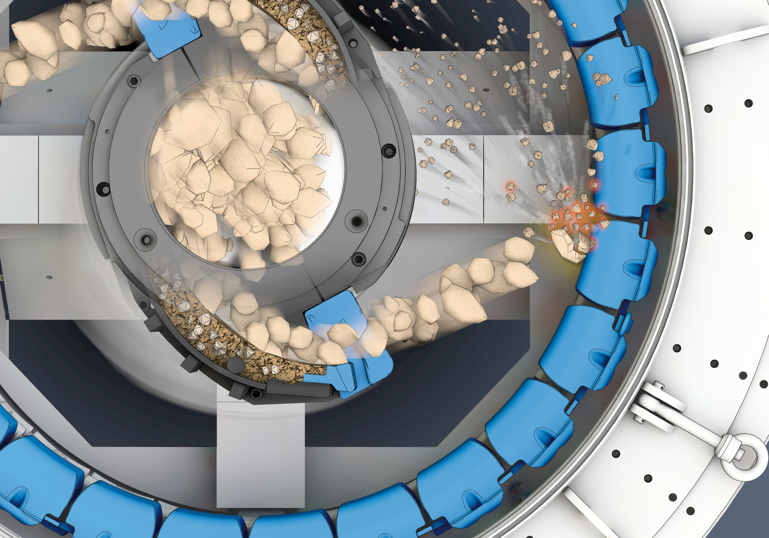 BHS-Sonthofen: Gravel processing with BHS rotor centrifugal crushers BHS-Sonthofen: Gravel processing with BHS rotor centrifugal crushers