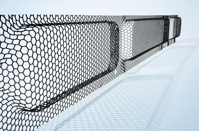 Solvaro`s deep drawn grille for MAP SpA engine bonnets combines functionality and design. Solvaro`s deep drawn grille for MAP SpA engine bonnets combines functionality and design.