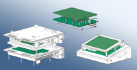 Cost-efficient test fixture for in-circuit and function tests
