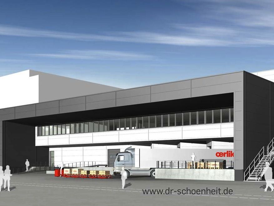  The design of the new building reflects the outer edges and heights of the existing building