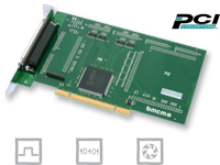 PCI-PIO: Digital I/O card - counter card - incremental encoder card