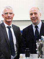Left: Henning Willig, Managing Director of Maximator GmbH; Right: Jon Butler, Managing Director of C Left: Henning Willig, Managing Director of Maximator GmbH; Right: Jon Butler, Managing Director of C