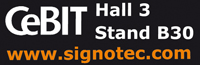 signotec at the CeBIT 2011 signotec at the CeBIT 2011