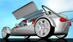 Caption: The new generation of plastics introduced by RAMPF are used in future cars. © SIGNTIME - Fo