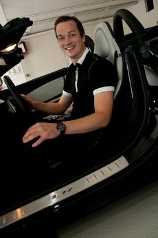 Steffen Korbach and Pagani Zonda Roadster F ClubSport