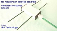 Compressive stress sensor for sprayed concrete Compressive stress sensor for sprayed concrete
