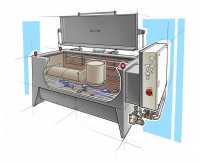 Successful cleaning solution for label printing: the washing machine CLEANfleXs from Renzmann.