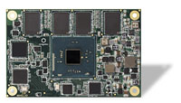 Enhanced computing and graphics performance for credit card sized computer modules