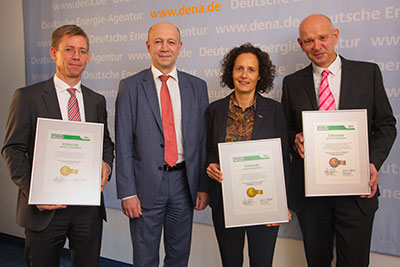 C. Hein (Aurubis), A. Kuhlmann (dena), B. Meimeth (KNIPEX), M. Schwarz (arvato Systems) C. Hein (Aurubis), A. Kuhlmann (dena), B. Meimeth (KNIPEX), M. Schwarz (arvato Systems)