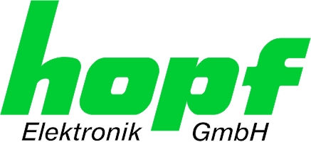 hopf Elektronik GmbH – your reliable partner regarding timesynchronization! hopf Elektronik GmbH – your reliable partner regarding timesynchronization!