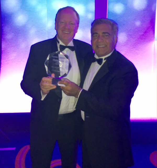 Ros McElroy & Dev Randhawa win the Mining Journal “Exploration of the Year” Award