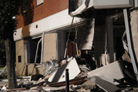 In ever more cases, gas is used to blow up ATMs. (Photo Nr. 168 ECB)