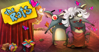 The Rats are decorating their cellar with lovely Valentine’s wallpapers