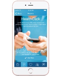 Medelinked HealthClick on iOS