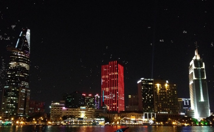 Ho Chi Minh City at night – captured by Silvia