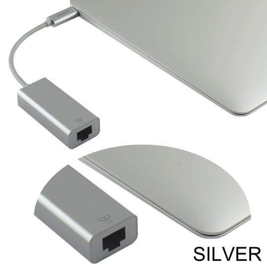 Ligawo ® 6518945 USB 3.1 Typ C to RJ45 gigabit adapter