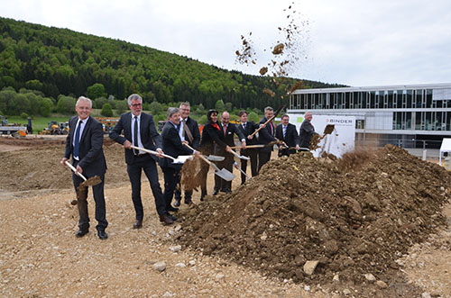Groundbraking ceremony COMPETENCE FACTORY BINDER GmbH 