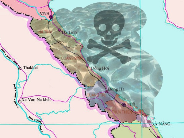 the 5 by the environmental disaster most affected provinces and coastal regions in central Vietnam