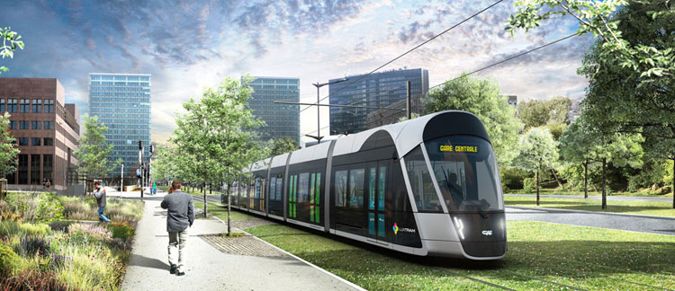 Luxembourg’s new tram system opts for the IVU.suite standard solution (Image: Luxtram)
