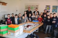 Beaming faces at the Johanneum High in Ostbevern Beaming faces at the Johanneum High in Ostbevern