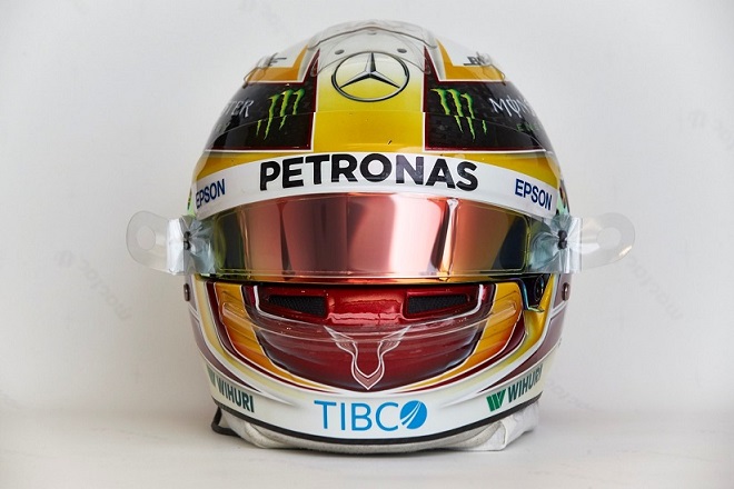 TIBCO Mercedes Helmet