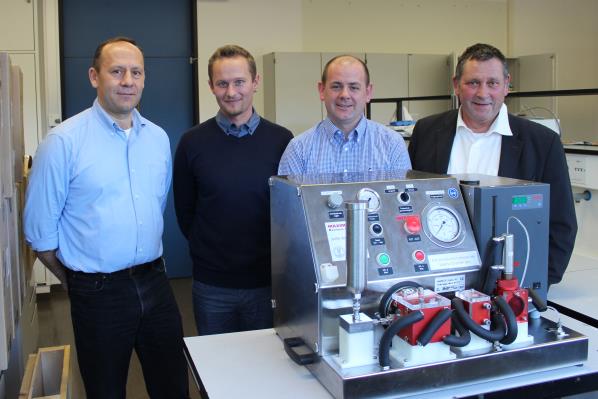 The HPL6 high-pressure system is delivered to the University of Zurich.