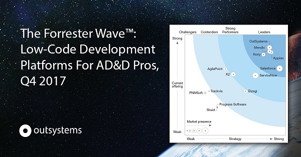 The Forrester Wave™: Low-Code Development Platforms For AD&D Pros, Q4 2017