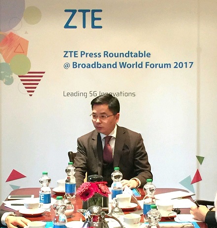 Mr. Xiao Ming, SVP of ZTE Corporation, at BBWF Mr. Xiao Ming, SVP of ZTE Corporation, at BBWF