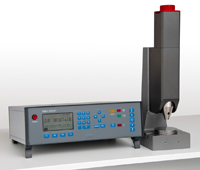 Rockwell Hardness tester mounter on stand