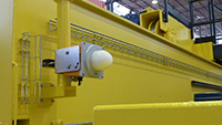 Wireless sensor LPR®-1DHP for robust crane positioning Wireless sensor LPR®-1DHP for robust crane positioning