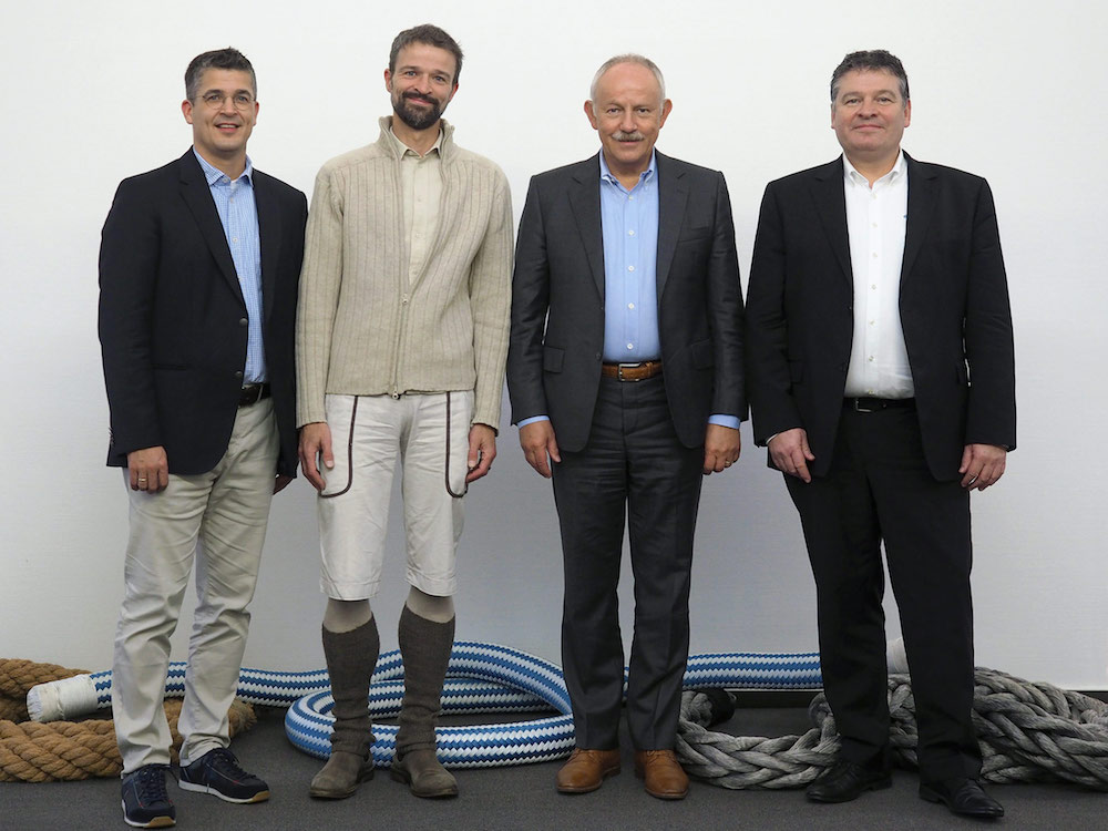 Thomas Schlätzer, Jan Paul, Gerhard Pfeifer and Klaus Walther