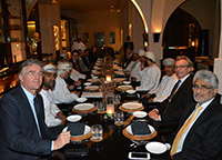 Evening reception at the inauguration event of the newly established subsidiary