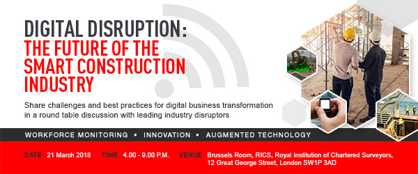 Digital Disruption: The Future Of the Smart Construction Industry