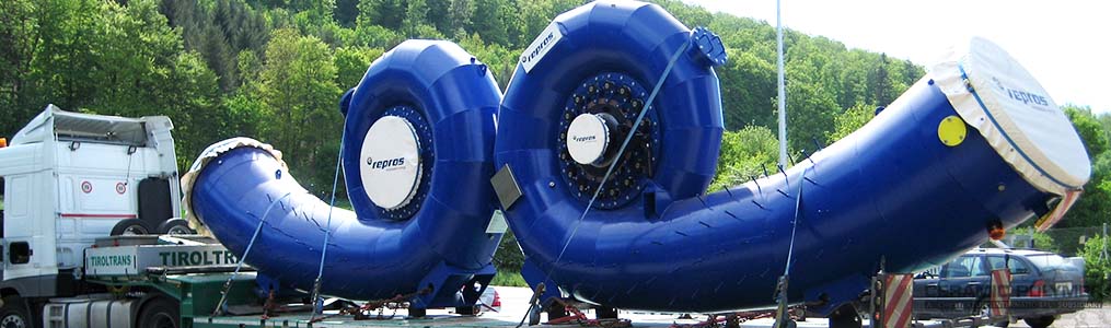  The spiral pipes have a total diameter of 3.60 meters. 