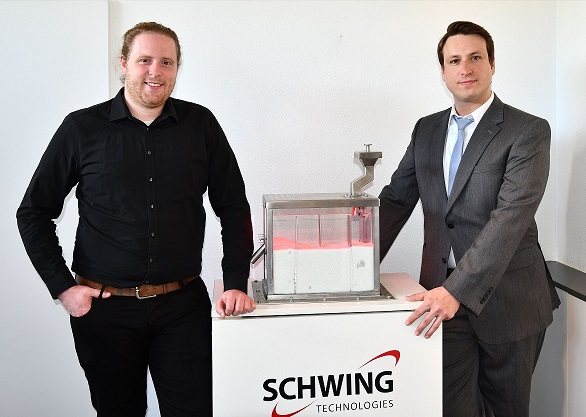 Julian Nienhaus and Michael J. Robinson, Experts in Fluidized Bed Process Technology at SCHWING Julian Nienhaus and Michael J. Robinson, Experts in Fluidized Bed Process Technology at SCHWING
