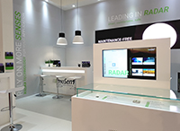 InnoSenT fascinated visitors of the electronica 2018 for radar technology. Source: ©InnoSenT GmbH