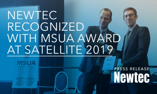 Newtec Recognized with MSUA Award