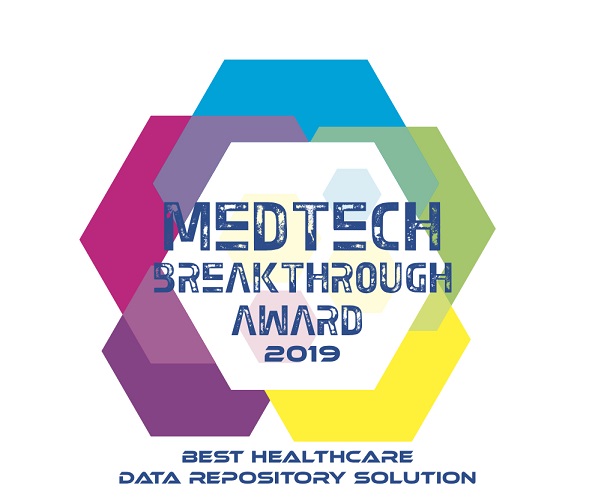 MedTech Breakthrough Award 2019 - Best Healthcare Data Repository Solution MedTech Breakthrough Award 2019 - Best Healthcare Data Repository Solution