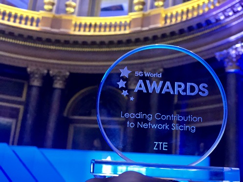 ZTE wins Leading Contribution to Network Slicing Award at 5G World Summit